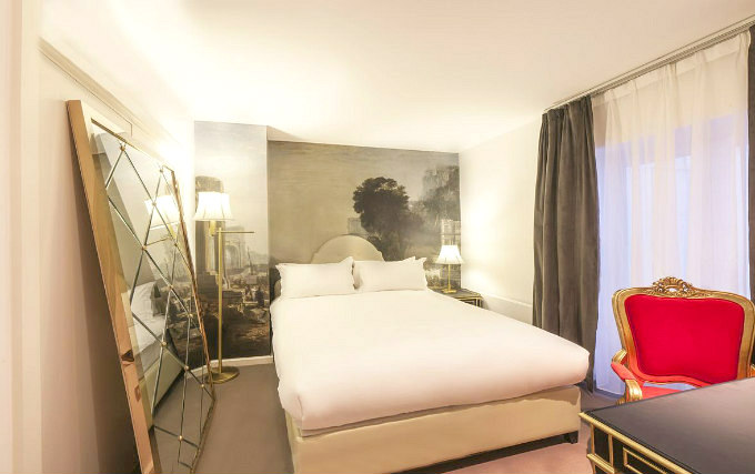 A double room at Prince Regent Hotel London