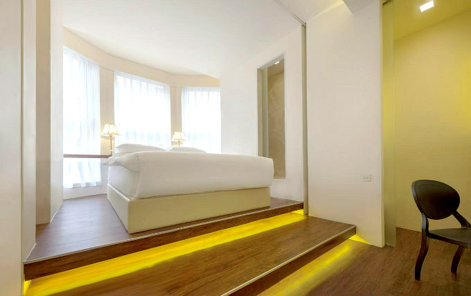 A double room at Prince Regent Hotel London