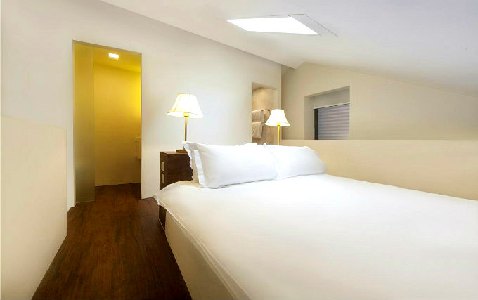 A double room at Prince Regent Hotel London