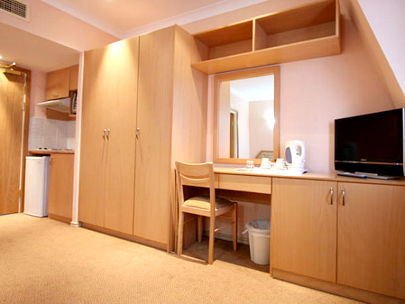 A typical room at St George Hotel