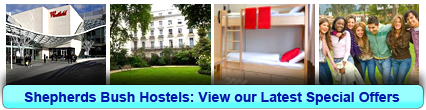 Book London Hostels in Shepherds Bush