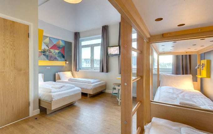 A dorm room at Meininger Hotel London