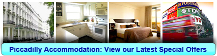 Book London Accommodation near Piccadilly