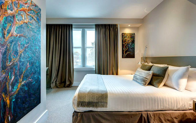 A double room at Hotel 55