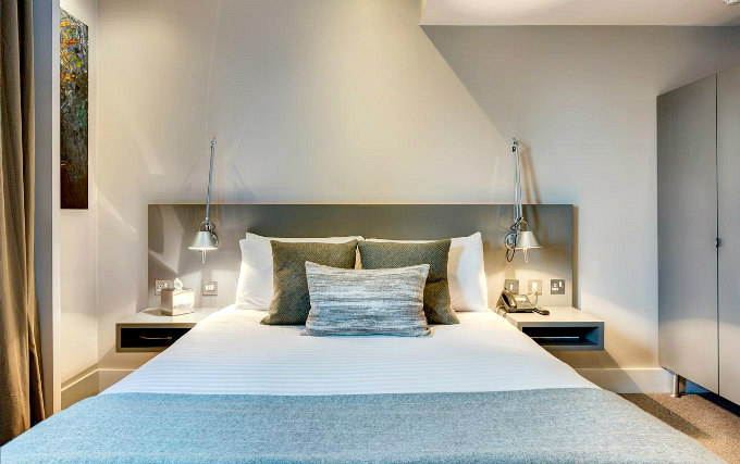 A typical double room at Hotel 55