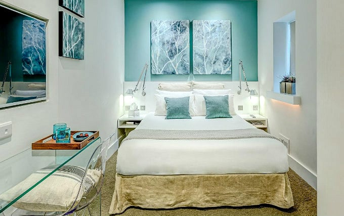 A double room at Hotel 55