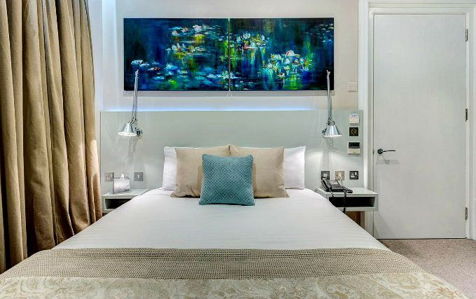 A typical double room at Hotel 55