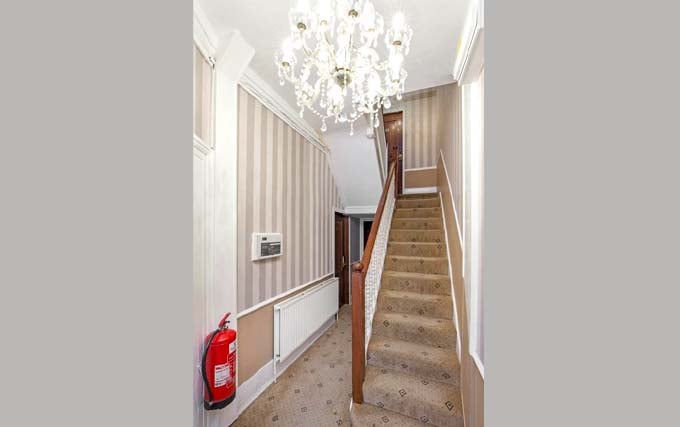 The hallway at The London Paddington Hotel