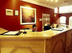 The contemporary Lobby at Browns Hotel Dublin