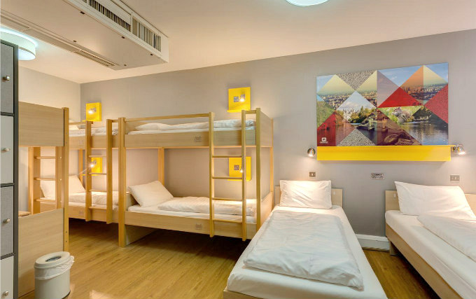 Dome room at Meininger Hostel London