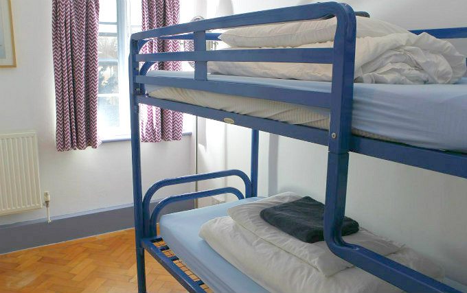 A twin room at North London Backpackers