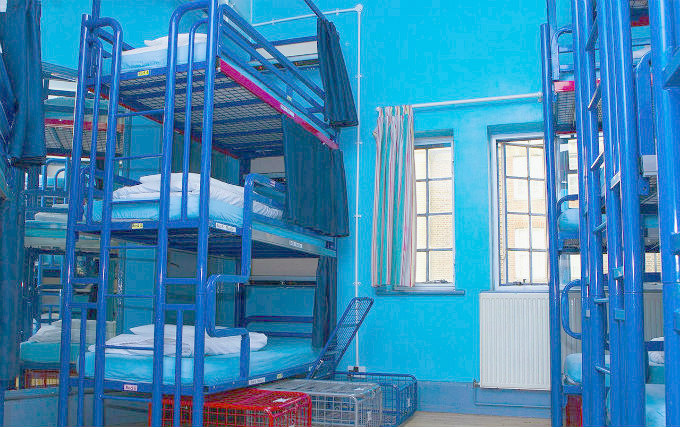 Dome room at North London Backpackers