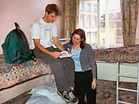 A typical dorm room at Avalon House Dublin