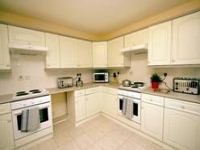 One of the kitchens at All Star Hostel London