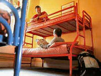 Dorm room at Kinlay House Dublin