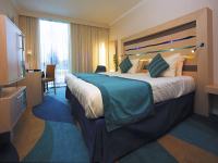 A double room at Radisson Blu Hotel Stansted Airport