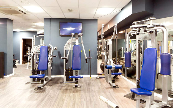 Gym at Radisson Blu Hotel Stansted Airport