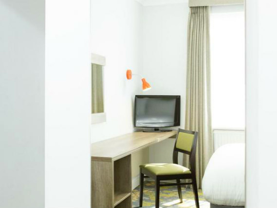 Most rooms have desks at the County Hotel Woodford