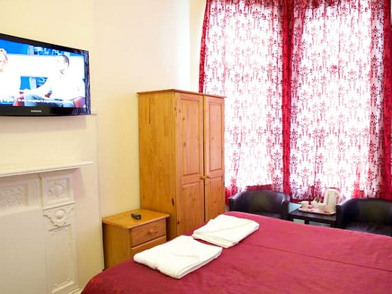 A typical double room at Hollingbury Hotel