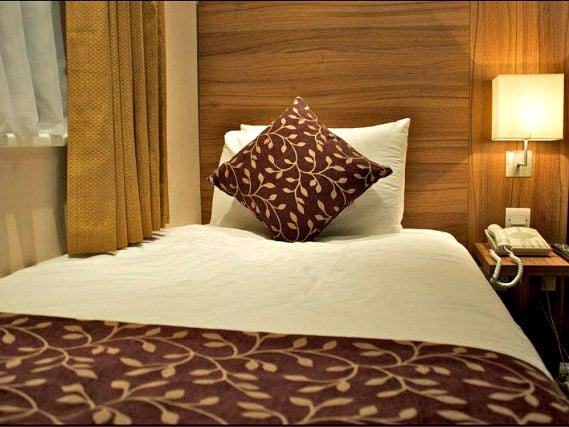 A typical single room at City Continental London Kensington