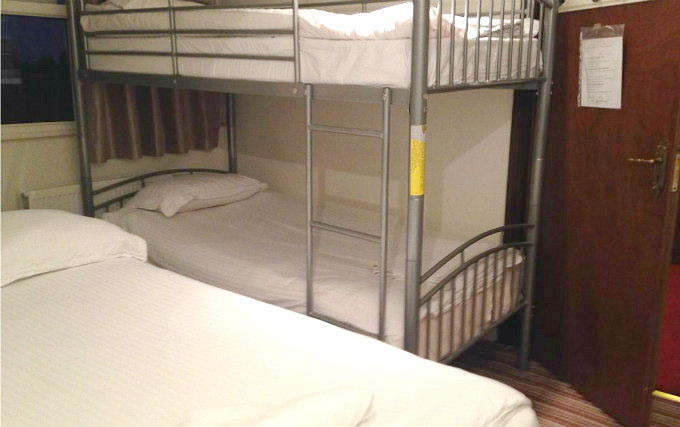 A typical quad room at Ealing Guest House