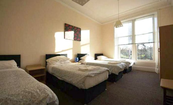 Quad rooms at Queenspark Budget Rooms are the ideal choice for groups of friends or families