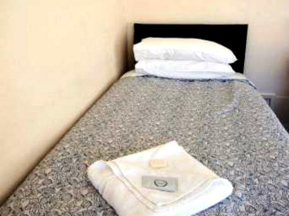 Single rooms at Queenspark Budget Rooms provide privacy