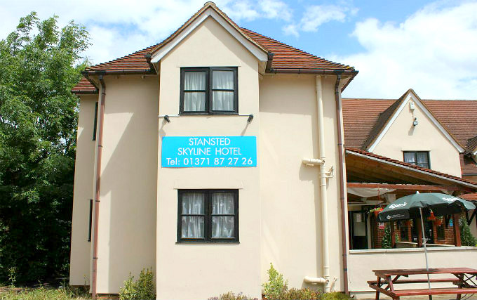 The exterior of The Bushel and Sack Hotel