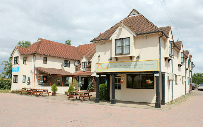 The exterior of The Bushel and Sack Hotel