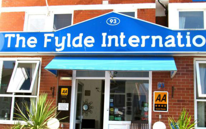 An exterior view of The Fylde Hostel