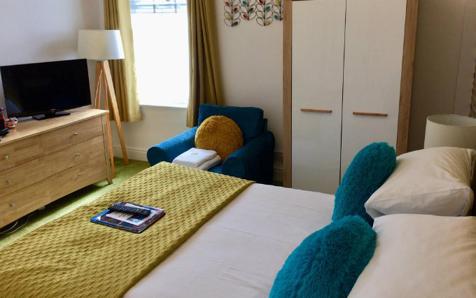 A comfortable double room at The Fylde Hostel