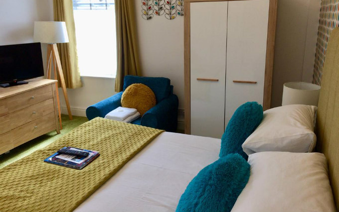 A typical double room at The Fylde Hostel