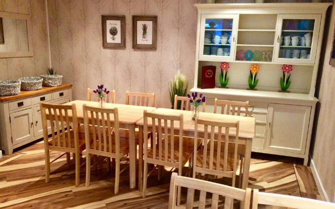 Enjoy dinner in the dining room