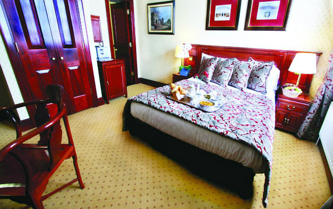 A double room at Fitzrovia Hotel