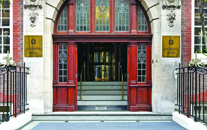An exterior view of Fitzrovia Hotel