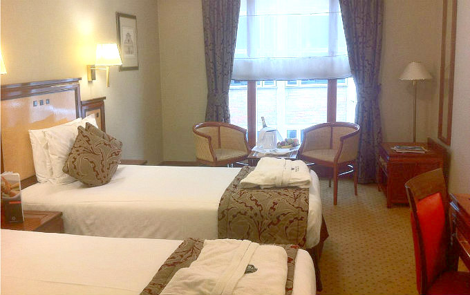 A twin room at Grange Holborn Hotel