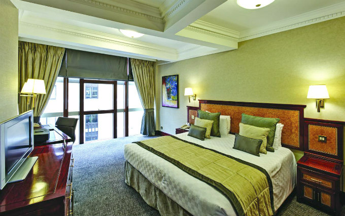 A double room at Grange City Hotel