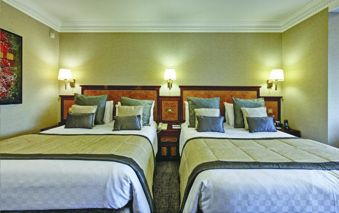 Quad room at Grange City Hotel