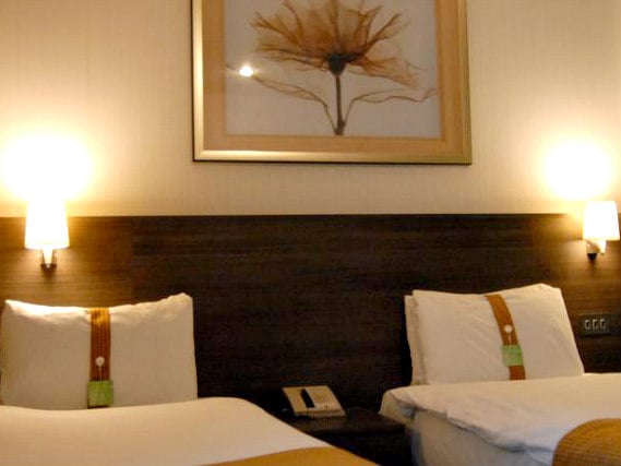 A twin room at Holiday Inn Express London Park Royal is perfect for two guests