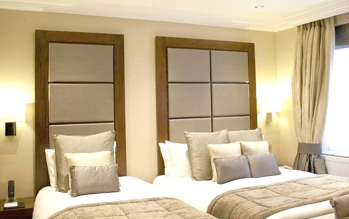 A typical triple room at Langham Court Hotel