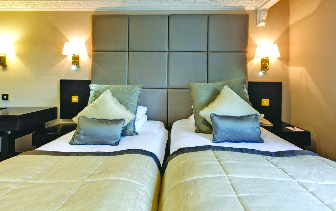 Twin room at Grange White Hall Hotel