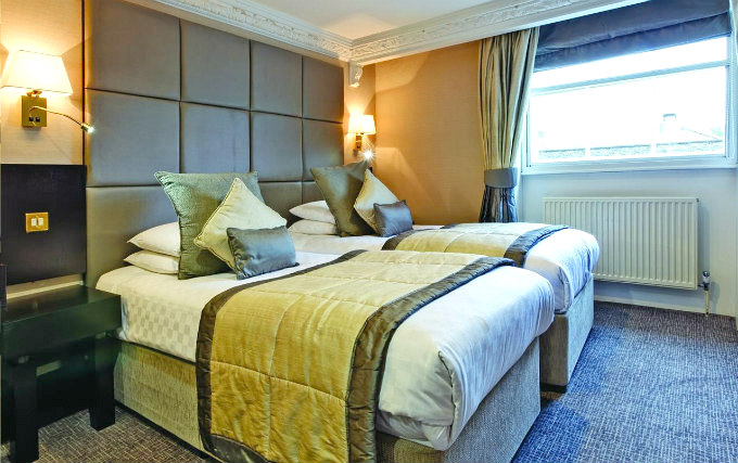Twin room at Grange White Hall Hotel