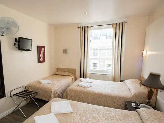 Family rooms at the Notting Hill Gate Hotel are great value for money allowing you to spend more exploring London