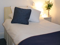 A typical single room at the East Midlands Hotel