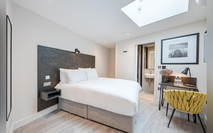 A typical double room at St Pancras Inn