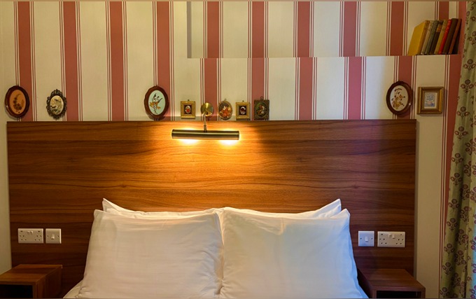A typical double room at The Norfolk Paddington