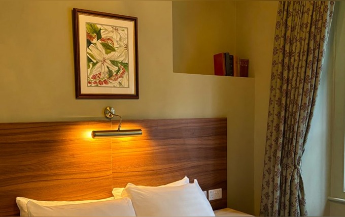 A typical double room at The Norfolk Paddington