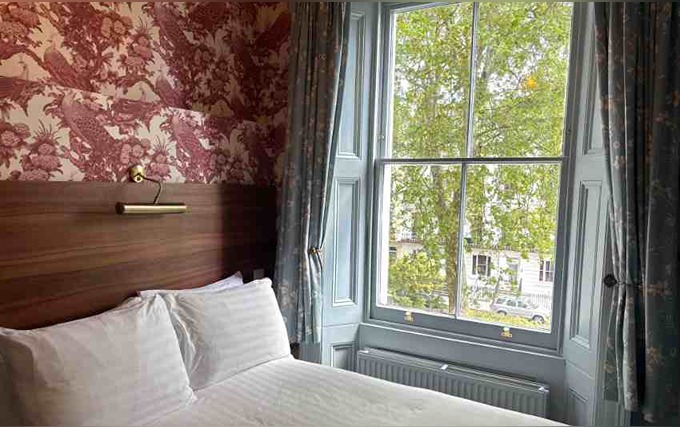 A typical double room at The Norfolk Paddington