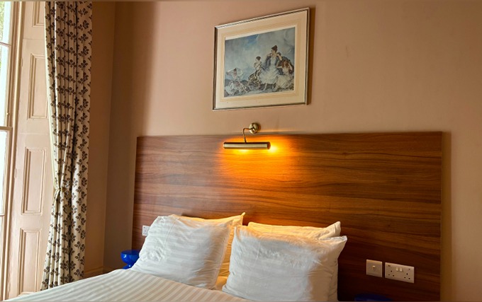 A typical double room at The Norfolk Paddington