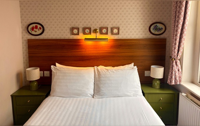 A typical double room at The Norfolk Paddington